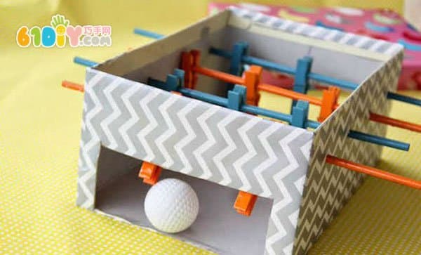 玩教具制作：纸盒足球
