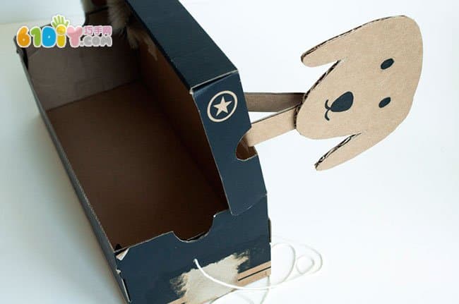 纸盒废物利用 小狗和小猫立体玩具