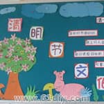 幼儿园主题墙饰：清明节文化