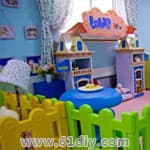 幼儿园娃娃家布置图片 温馨的家