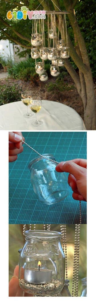 玻璃瓶制作挂饰