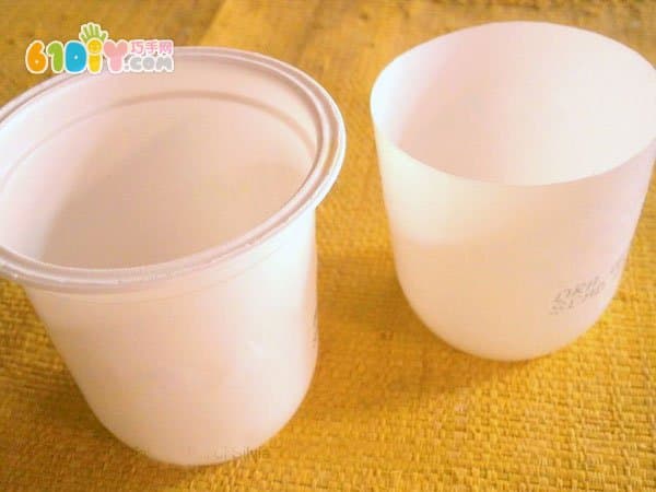 酸奶杯手工制作塑料花朵