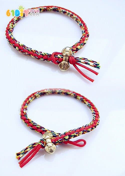 端午节五色线红绳手链
