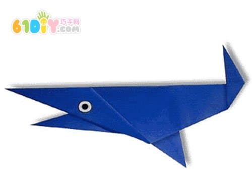 鲨鱼折纸教程