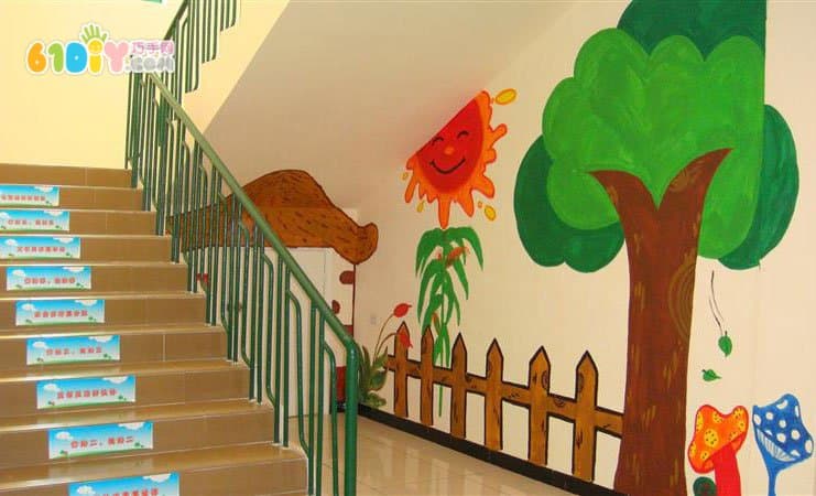 幼儿园楼梯环境布置