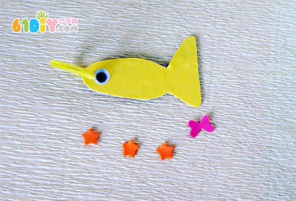 海绵纸DIY 钓鱼玩具手工制作