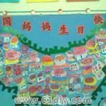 国庆节主题墙图片 祖国妈妈生日快乐