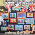 幼儿园美术展示区图片