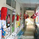 幼儿园中秋节走廊布置图片