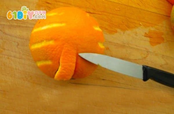 橙子手工制作可爱小猫
