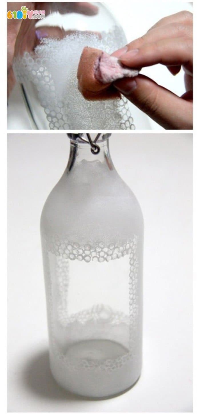玻璃瓶子涂鸦手工