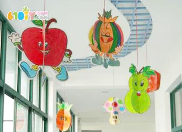 幼儿园水果娃娃吊饰图片
