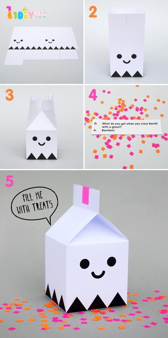 屋形幽灵纸盒制作方法