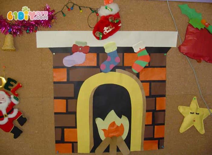 幼儿园圣诞节主题墙布置