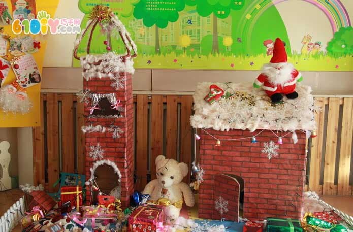 幼儿园圣诞节大厅布置