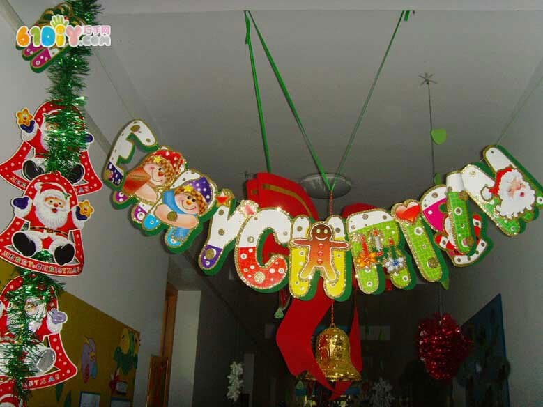 幼儿园圣诞节吊饰图片
