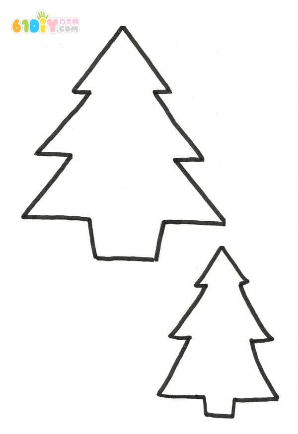 简单的不织布圣诞树制作