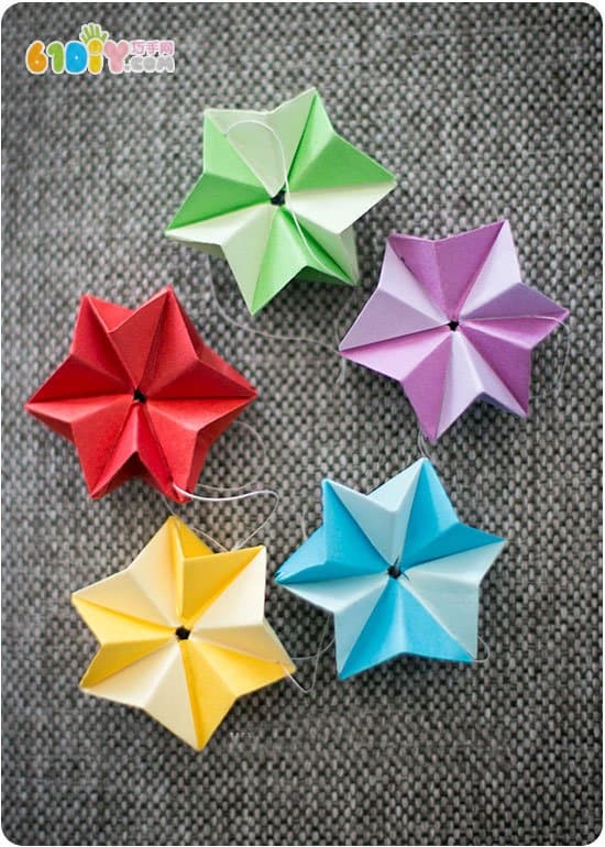 简单的立体星星折纸