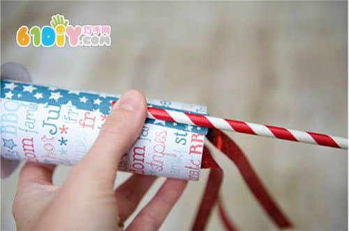 儿童新年DIY纸筒烟花