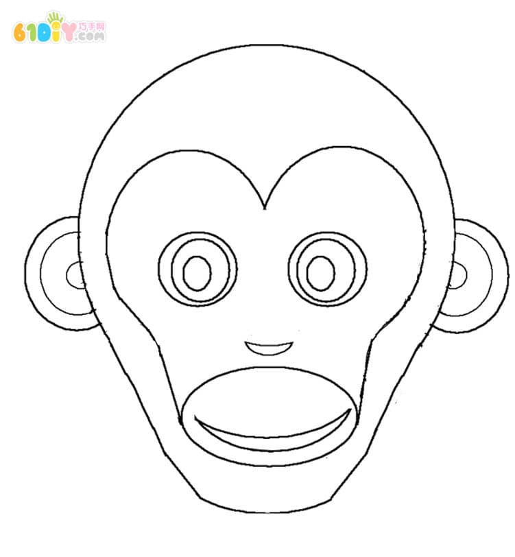 十二生肖模板——猴子