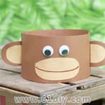 猴年手工 DIY制作可爱的小猴子头套