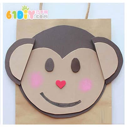 猴子纸袋手工制作