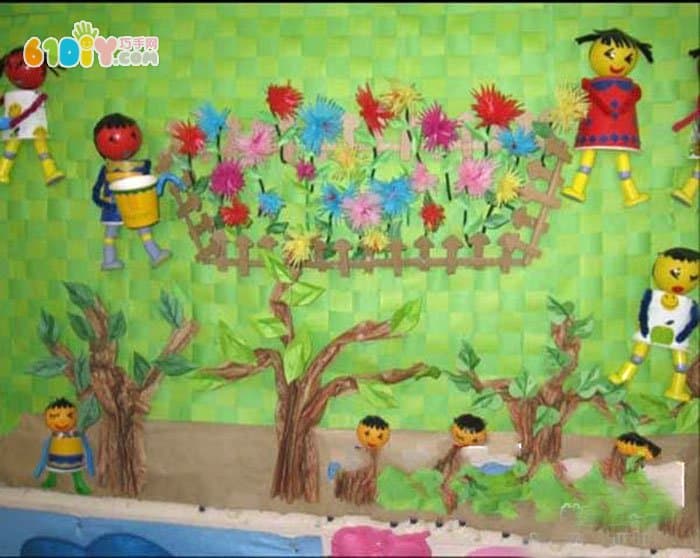 幼儿园植树节环境布置