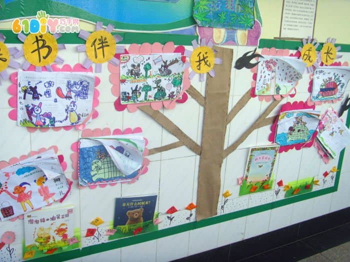 幼儿园读书节主题墙布置