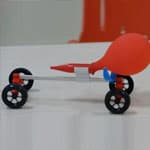 科技小手工 气球动力小车