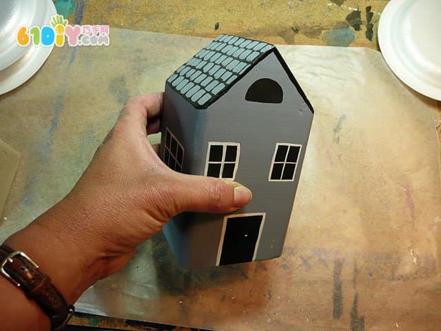 木块制作小房子