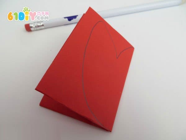 儿童手工制作3D郁金香花教师节卡