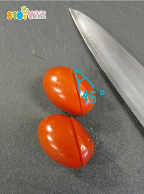 果蔬趣味造型 小番茄制作爱心之箭