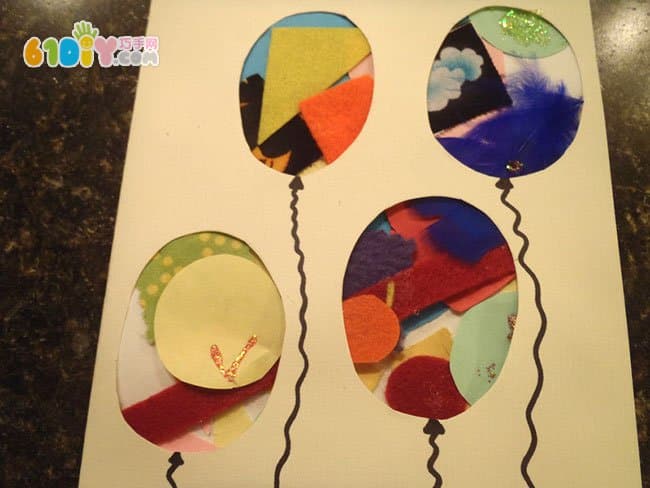 创意制作气球生日卡