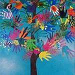 幼儿园装饰布置 美丽的手掌树