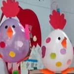 气球制作新年小鸡挂饰