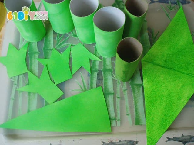 儿童手工制作卷纸筒鳄鱼
