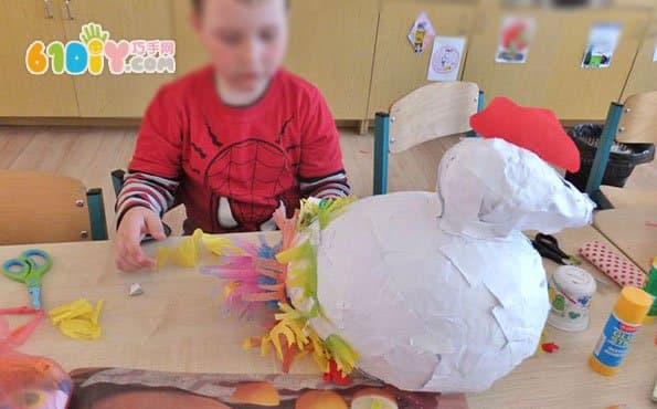 创意气球手工制作大母鸡