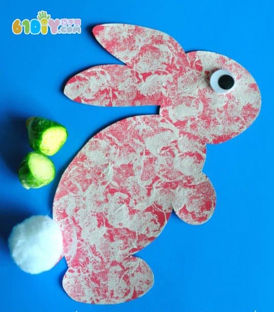幼儿手工制作春天的可爱小兔子