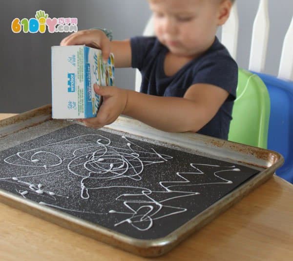 儿童创意 盐的艺术