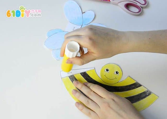 儿童手工制作立体小蜜蜂和小蝴蝶