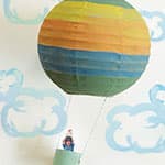 儿童创意热气球DIY