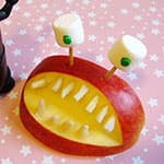 趣味水果造型 苹果DIY怪物