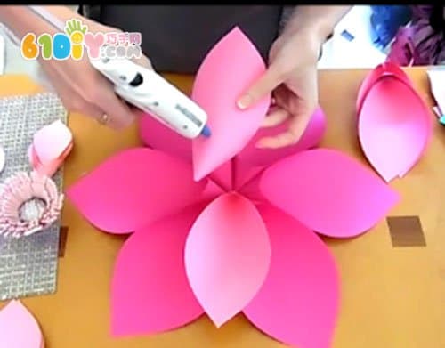 简单的巨型纸花制作过程