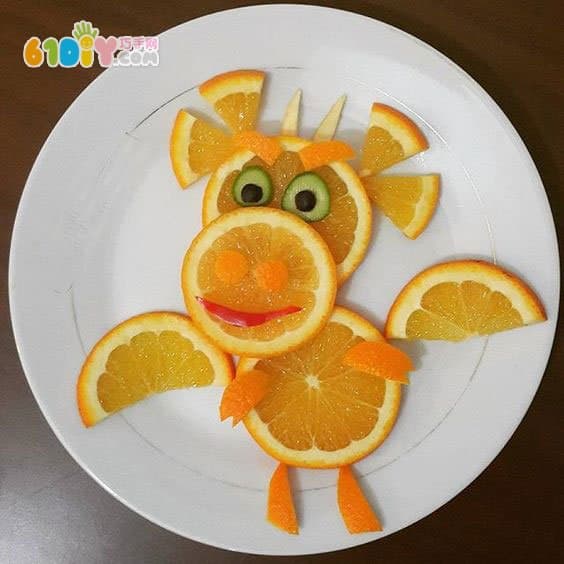 趣味水果拼盘造型——橙子篇