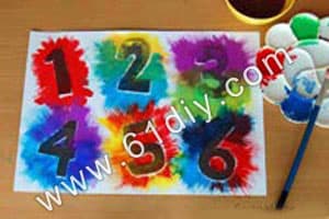 有趣涂鸦：爆炸的数字