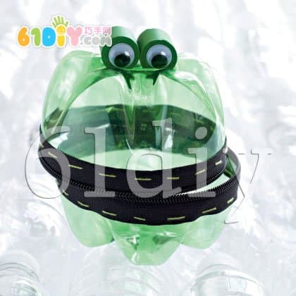 雪碧瓶制作青蛙零钱盒