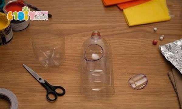 饮料瓶变玩具 航天飞机制作教程
